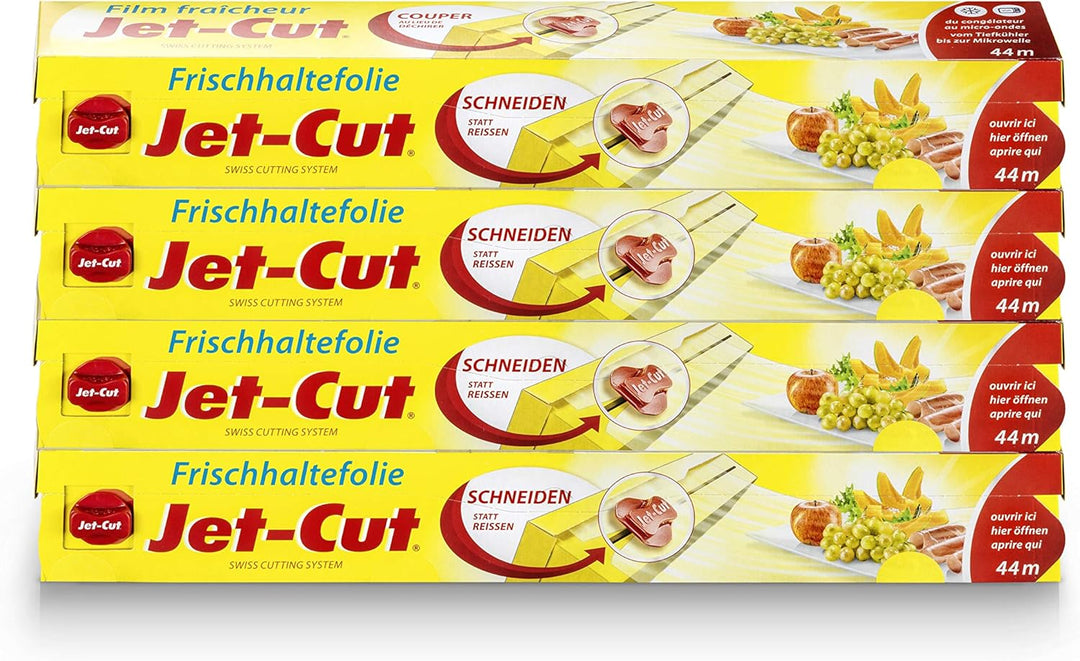 Jet-Cut Frischhaltefolie zum Schneiden, Gastronomie 30cm x 300m, PVC transparent, 1 Stück & Frischha