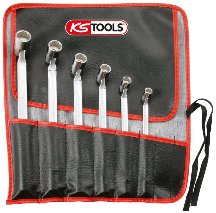 KS Tools 517.0310 CLASSIC Doppel-Gelenkschlüssel-Satz, 6-tlg.