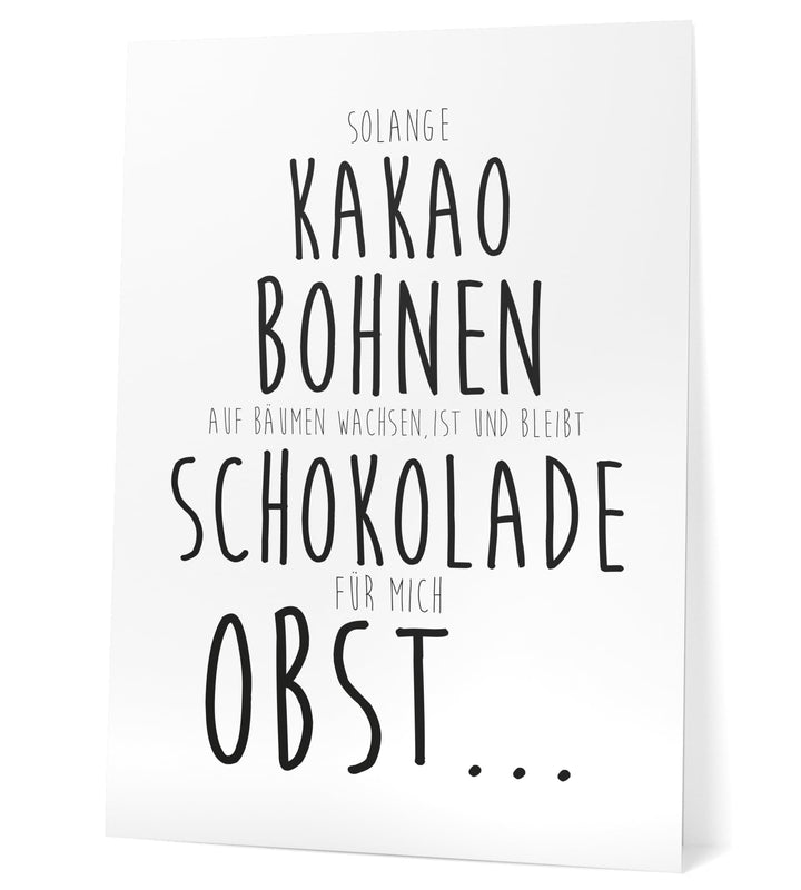 Papierschmiede® Bilder Home XXL Kunstdruck A1 (59,4x84,1 cm) Spruch Poster Zuhause Schrift Bild Wand