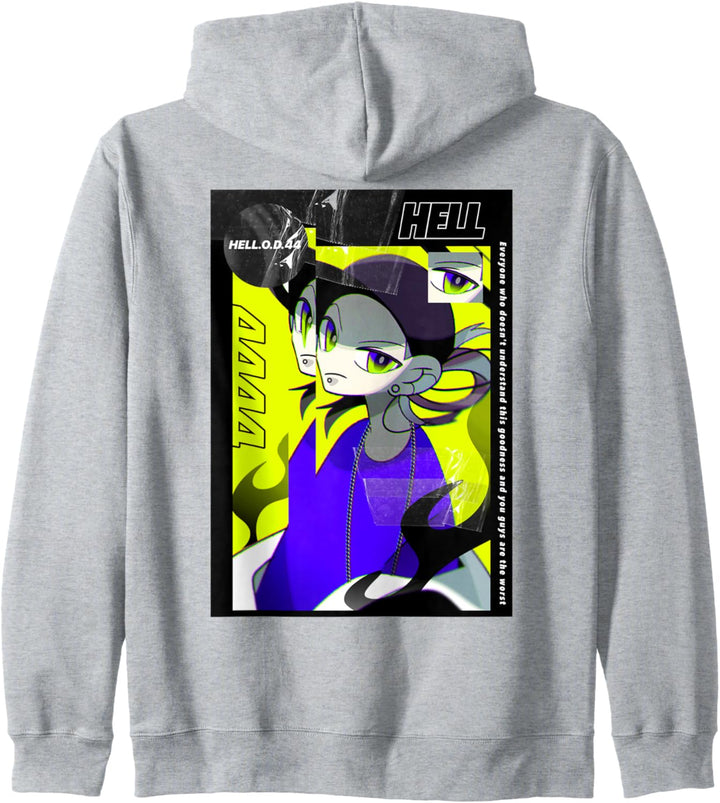 NAR-T-0007-HELL EYE Kapuzenjacke