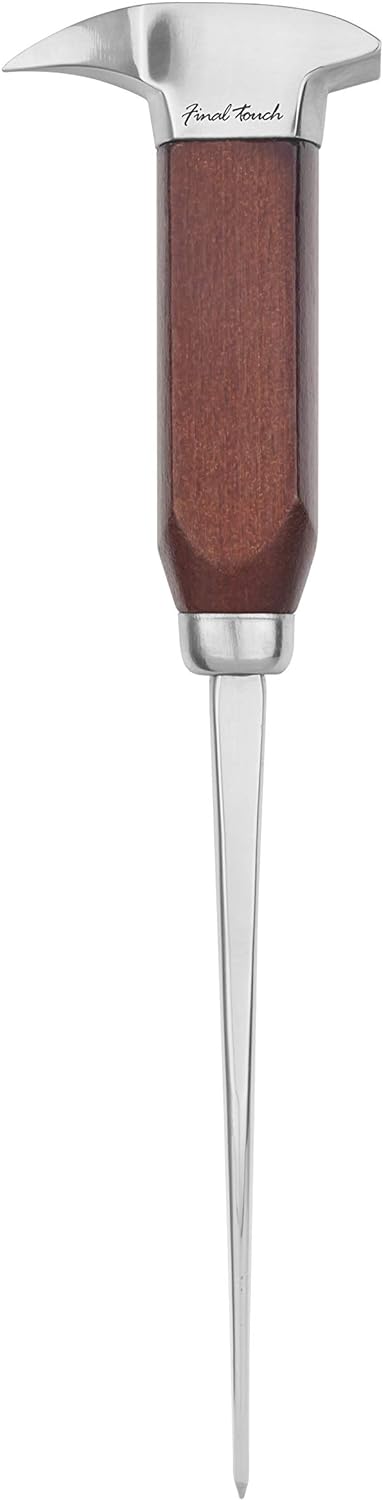 Final Touch Ice Pick Eispickel Japanese Style aus Edelstahl mit Holzgriff - 13