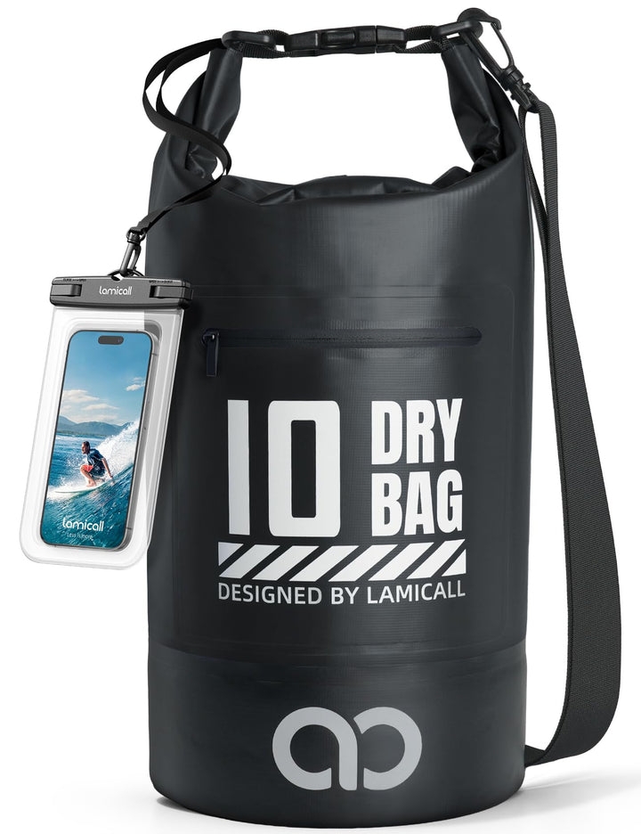 Lamicall Dry Bag, wasserdichte Tasche Beutel, Wasserfester Rucksack Drybag | [Robust &amp; Kratzfest] 5L