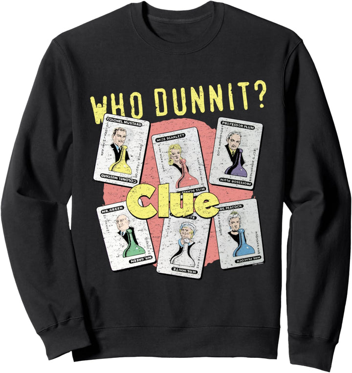 Clue Clue to Who Dunnit Sweatshirt