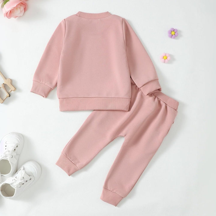 WYTbaby Baby Kleidung Mädchen Neugeborenes Outfits Langarm Pullover Sweatshirt Und Lange Hosen Daddy