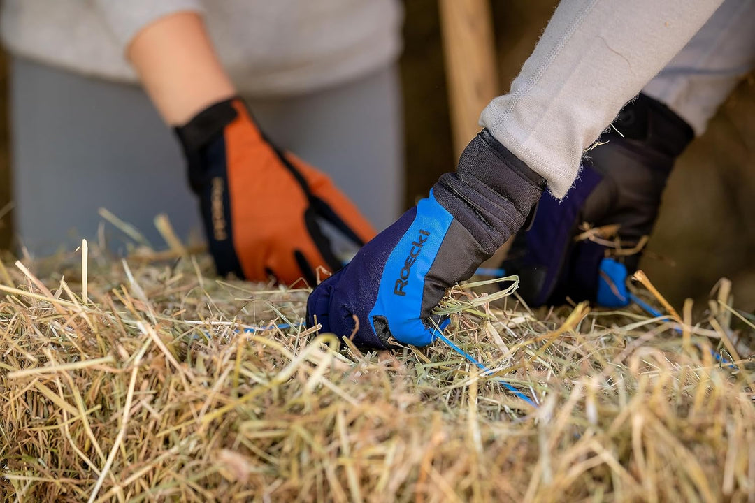 Roeckl Sports Reithandschuh WISBECH, Turnier Winter Handschuh, 2 Farben, Grösse 6-11, 7 Schwarz