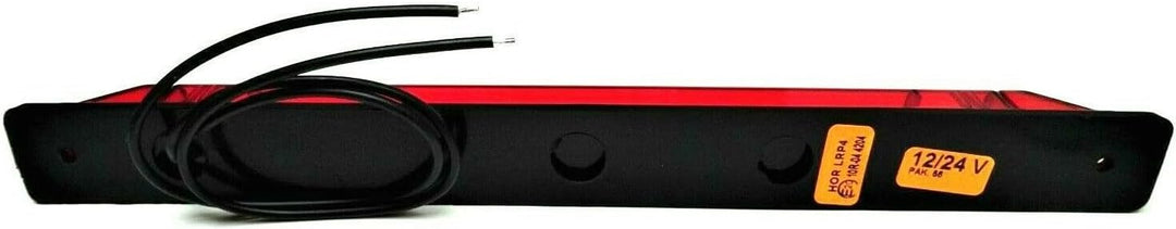 MelTruck® 2x LED Rote Bremsleuchte Stoplicht Zentralleuchte 12V 24V E9 für PKW LKW Anhänger