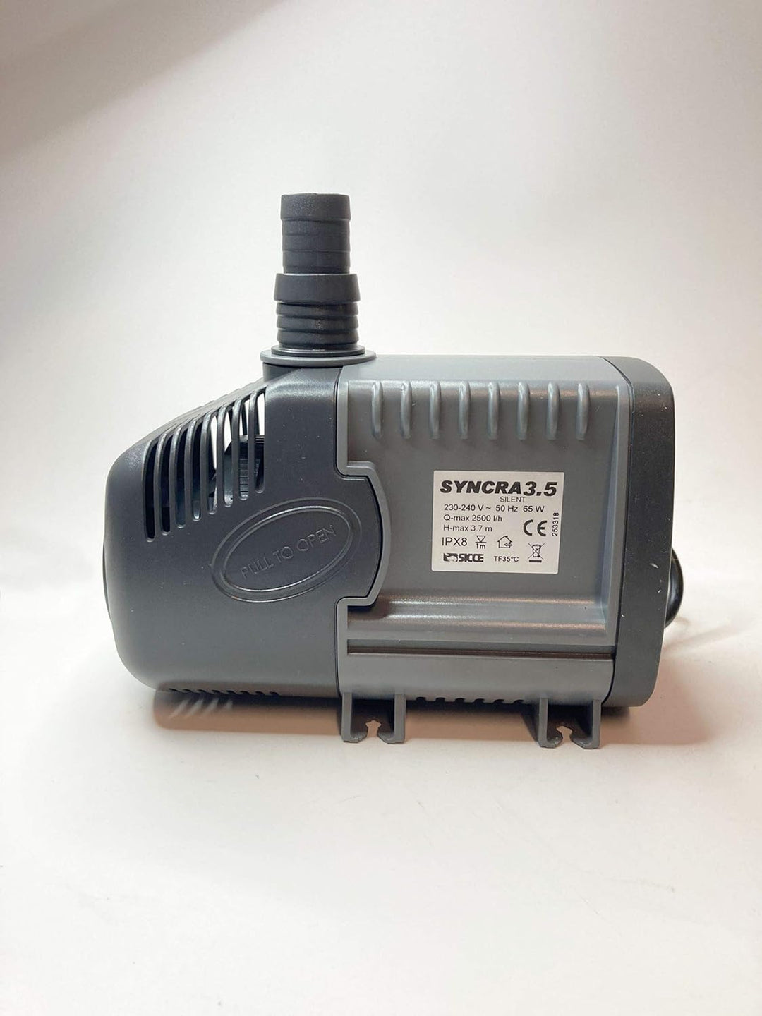 Zimmerbrunnenpumpe Sicce Syncra Silent 3.5 Wasserpumpe (65W, 2500 l/h, 3,70 m Förderhöhe), hochwerti