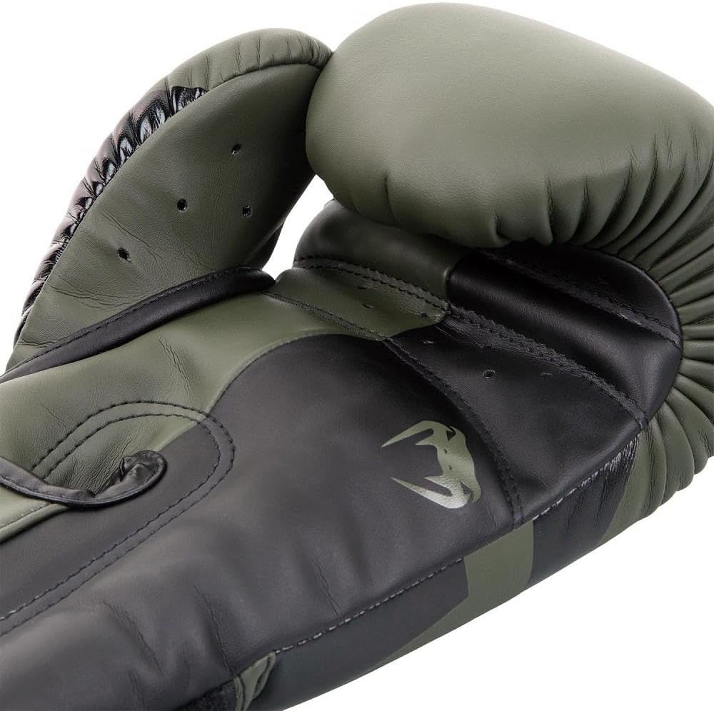 Venum Elite Boxen Schienbeinschutz M Khaki/Schwarz, M Khaki/Schwarz