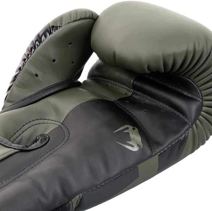 Venum Elite Boxen Schienbeinschutz M Khaki/Schwarz, M Khaki/Schwarz