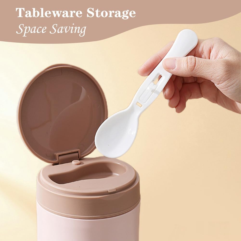 CEWROM Müslibecher To Go mit Deckel, 2 Pcs Thermobehälter Für Essen 730ml, PP-Material Porridge Bech