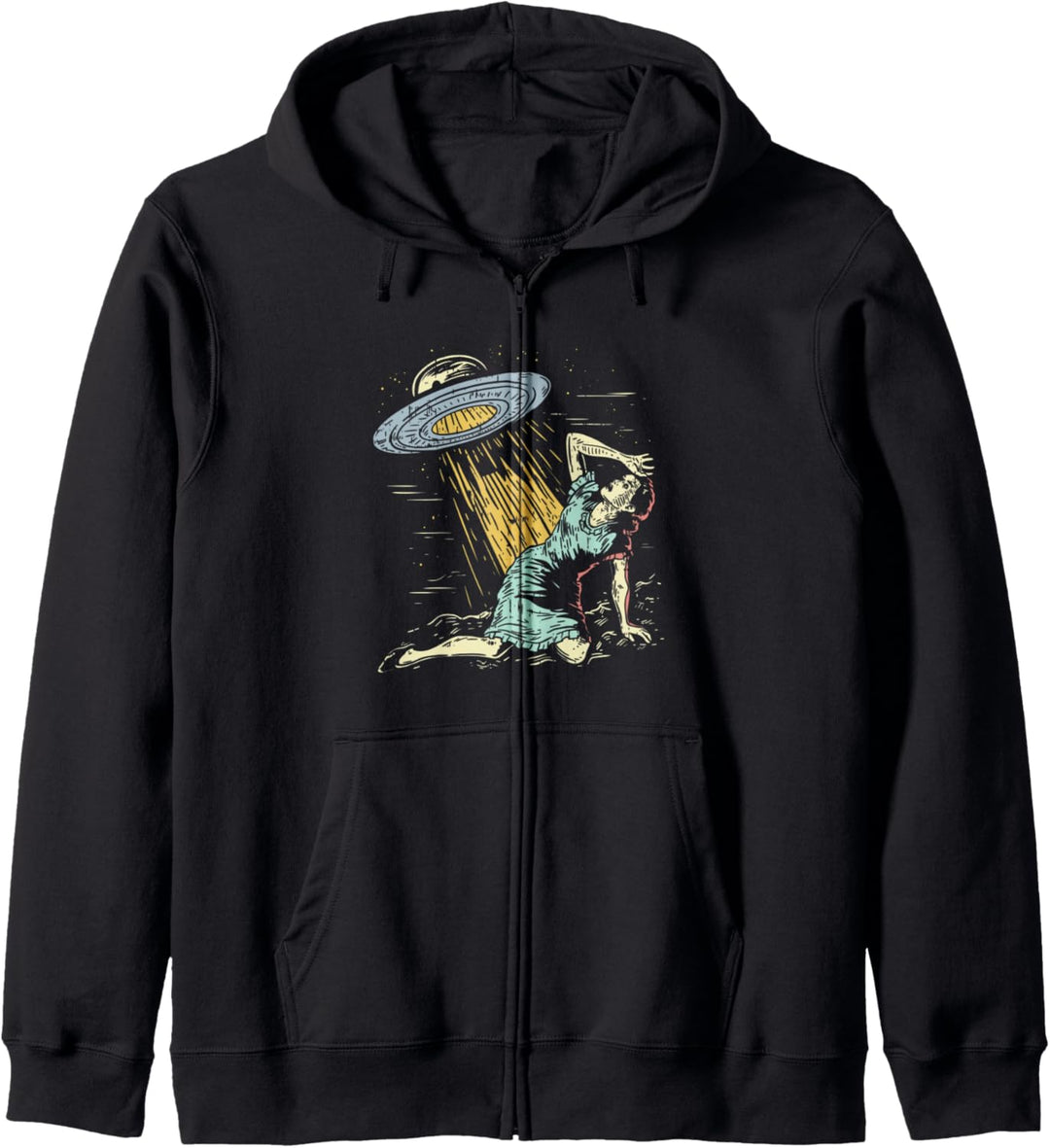 Alien UFO Entführung Kapuzenjacke