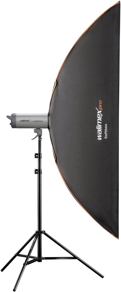 Walimex pro Softbox Plus Orange Line 40x180 ohne Adapter, ohne Adapter