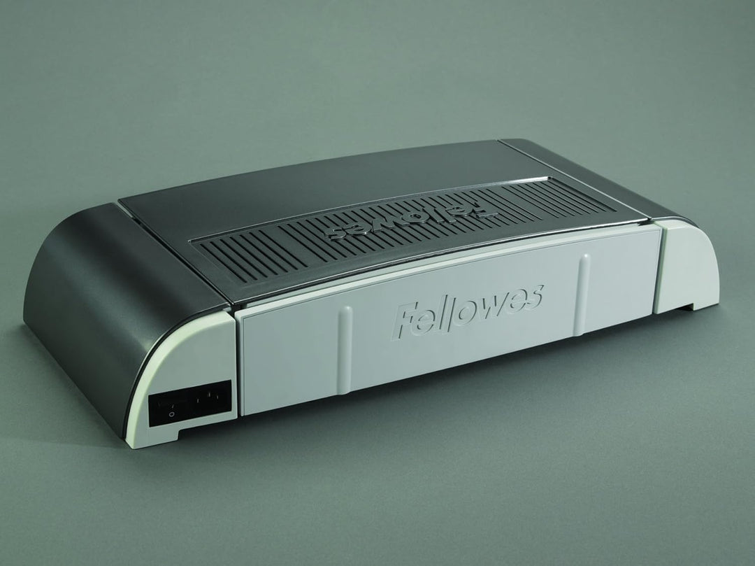 Fellowes 5641001 Büro Thermobindegerät Helios 30 platin/schwarz Kapazität: 300 Blatt, Kapazität: 300