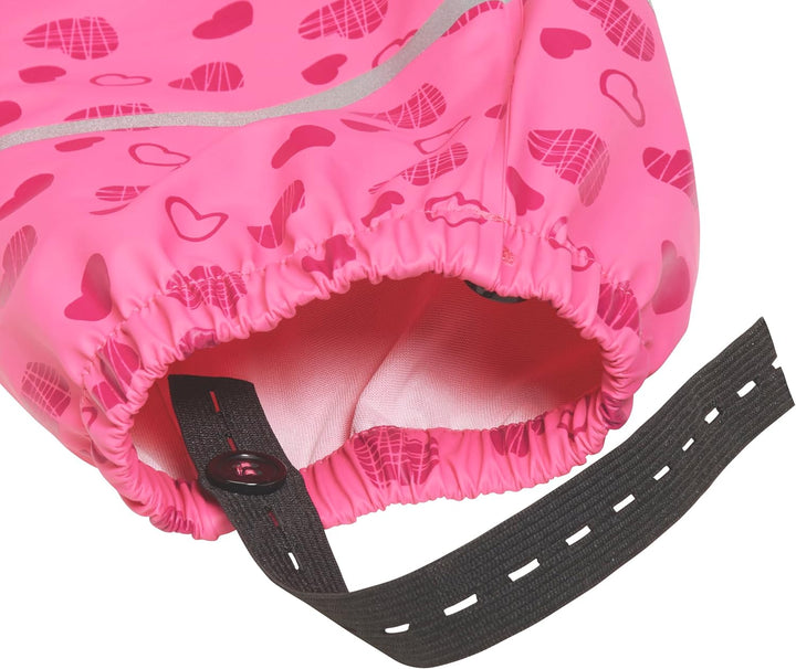 Playshoes Unisex Kinder Regen-Overall Matschanzug Regenbekleidung, 74 Herzchen