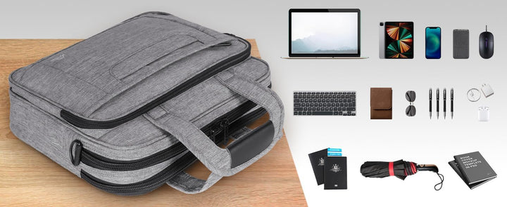 MATEIN Laptoptasche 15,6 Zoll, Laptop Tasche Business Aktentasche Herren Notebook Computer Multifunk