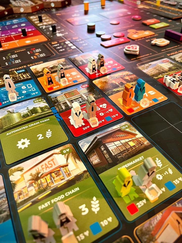 Hegemony Lead Your Class to Victory | Unique Asymmetric Card Driven Game | Political Economic Board