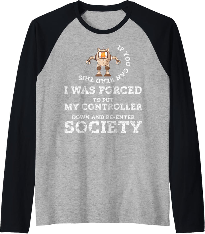 Gaming Gifts Animator Streamer Funny Gamer Dad Geek Gift Raglan