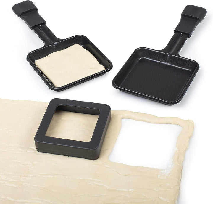 Tristar RA-2736 Multifunktionales Raclette- und Pizzagerät Einstellbarer Thermostat mit doppeltem He