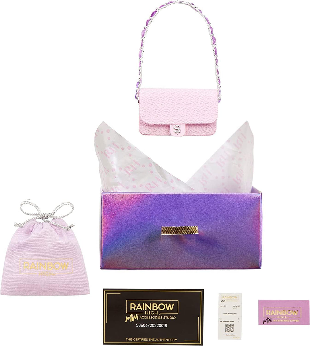 Rainbow High Mini Accessories Studio Handtaschen Mini Accessories Studio Schuhe Inklusive 50+ High-E