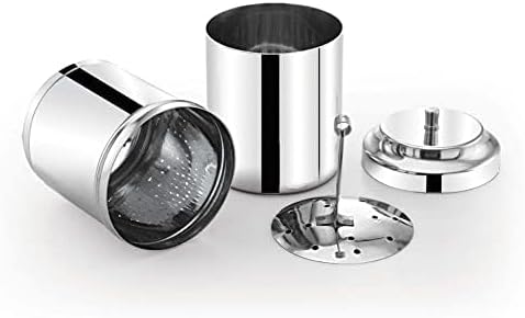 South Indian Filter Coffee Maker - 200ML Capacity, Stainless Steel Madras Kaapi Kappi Drip Decoction