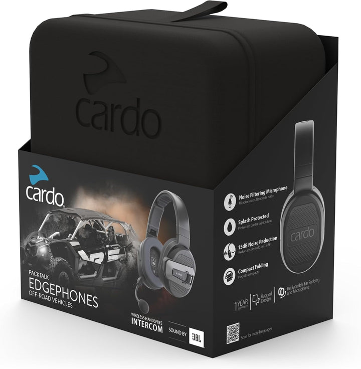 Cardo PACKTALK EDGEPHONES for ORV - Single Pack Einzelpackung EDGEPHONE and PT edge, Einzelpackung E