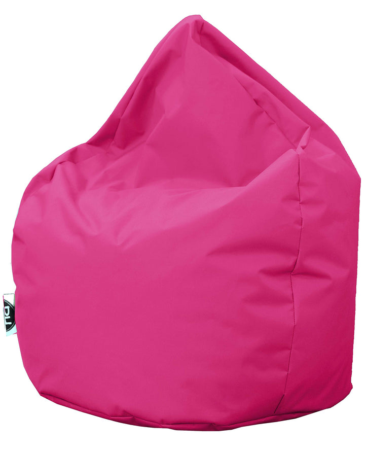 PATCH HOME Sitzsack Tropfenform - 3 Grössen - 25 Farben XL - Höhe 105cm, Durchmesser 65cm Pink