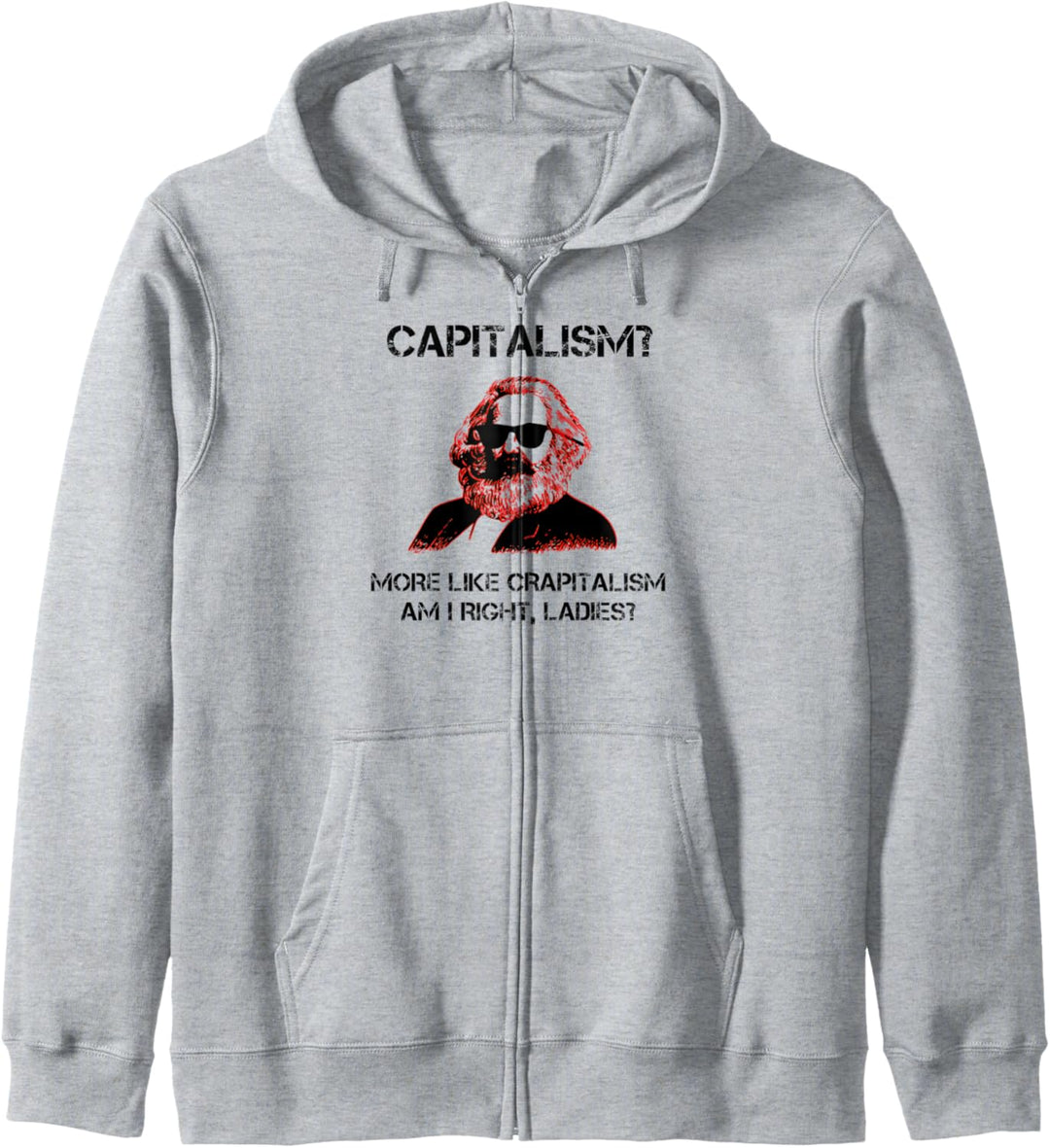 Witziges Antikapitalistisches Kommunisten Karl Marx Kapuzenjacke
