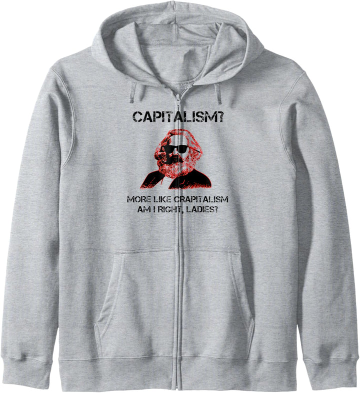 Witziges Antikapitalistisches Kommunisten Karl Marx Kapuzenjacke