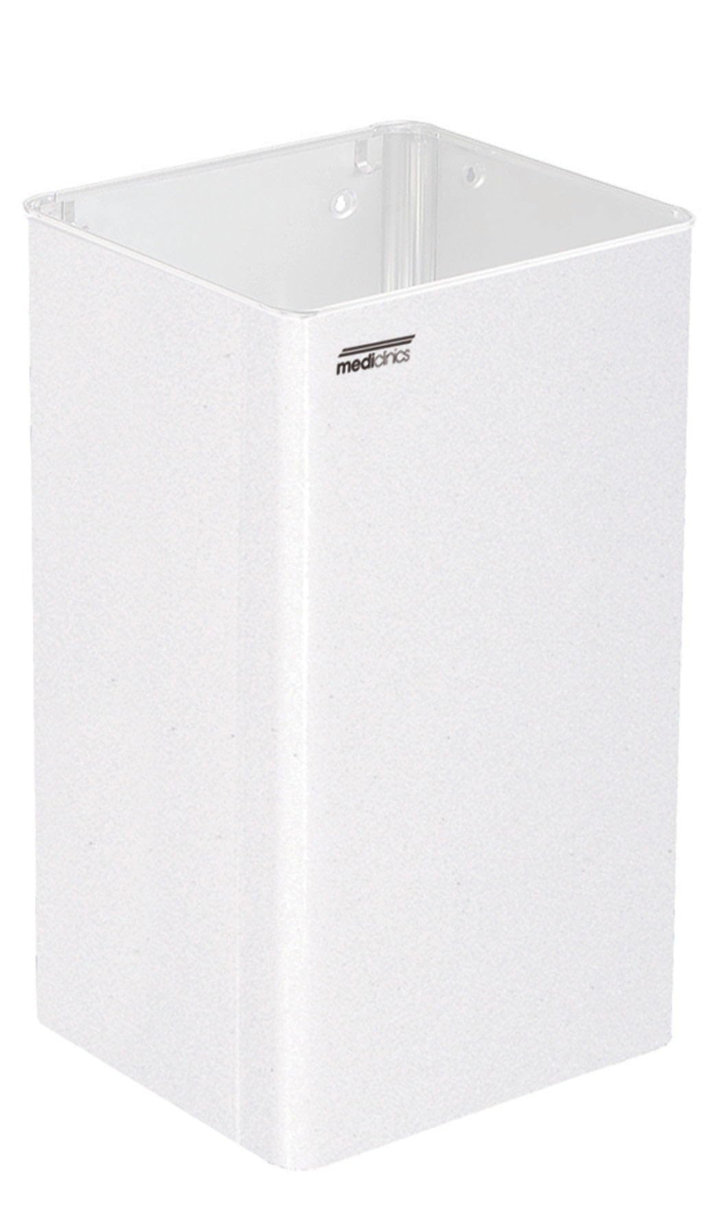 All Care 11063 Dutch Bins Edelstahl Offene Abfallbehälter, 65 Liter, Weiss 65 liters white, 65 liter
