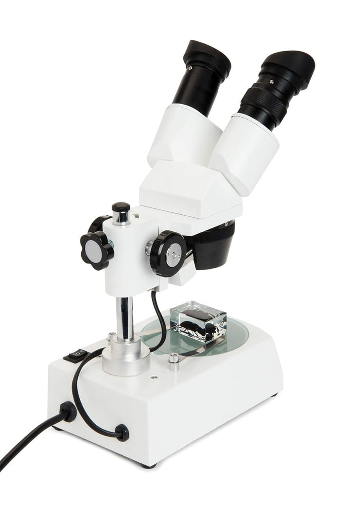 Celestron 44218 CL-S10-60 Stereo Microscope, 10x-60x Magnification, White