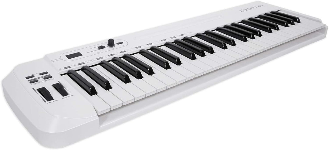 Samson Carbon 49 USB/MIDI Controller Masterkeyboard 49 Tasten inkl. Native Elements Software, Schwar