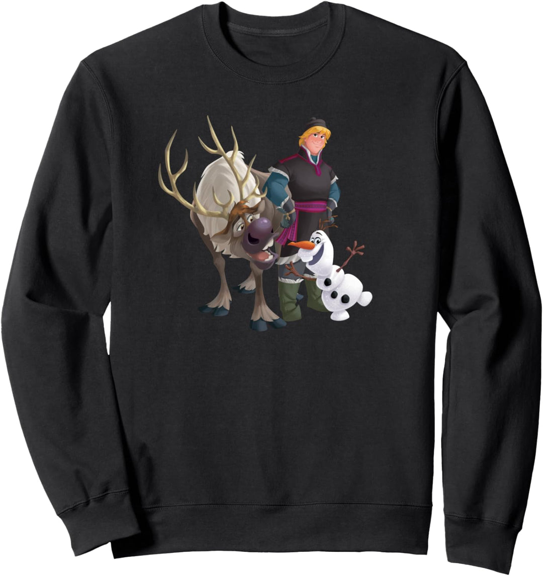 Disney Frozen Kristoff Olaf Sven Sweatshirt