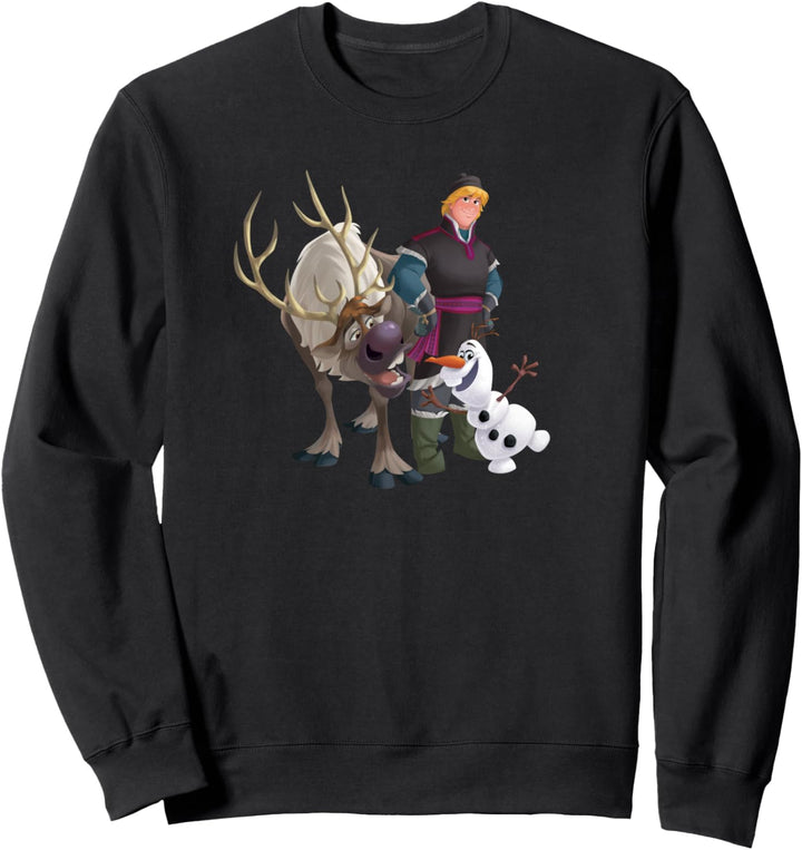 Disney Frozen Kristoff Olaf Sven Sweatshirt