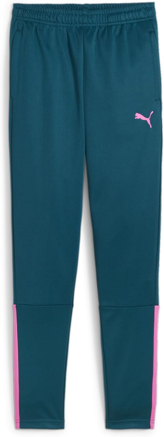 PUMA Unisex Kinder Strickhose Teamliga Trainingshose Jr 116 Ocean Tropic-poison Pink, 116 Ocean Trop