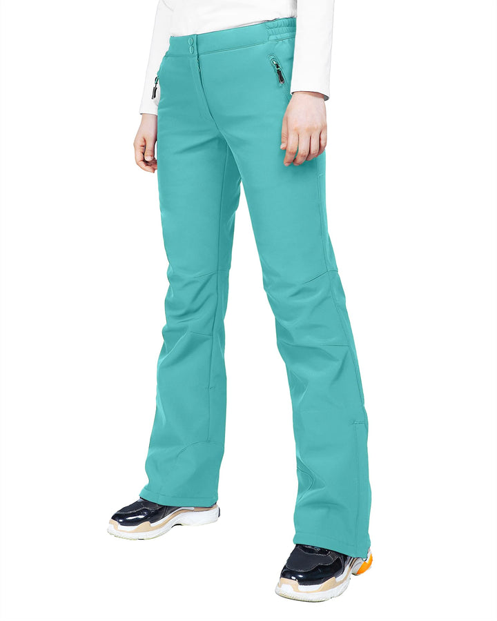 33,000ft Damen Skihose Outdoorhose Wasserdicht Winddichte Softshellhose Warme Gefütterte Trekkinghos