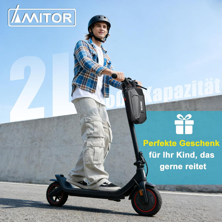 E Scooter Tasche 2L Wasserdicht für Xiaomi Segway Ninebot, Hart Eva E Scooter Lenkertasche Leicht Or