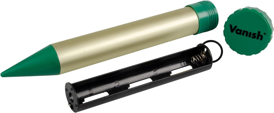 Vanish 4er-Spar-Set Maulwurfvertreiber MVT-1, Vibration, Batteriebetrieb Maulwurf Batterie 4er-Set,