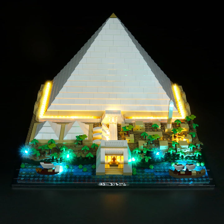LED Beleuchtungsset Kompatibel mit Lego Cheops Pyramide, LED Beleuchtungsset Kompatibel mit Lego Gre
