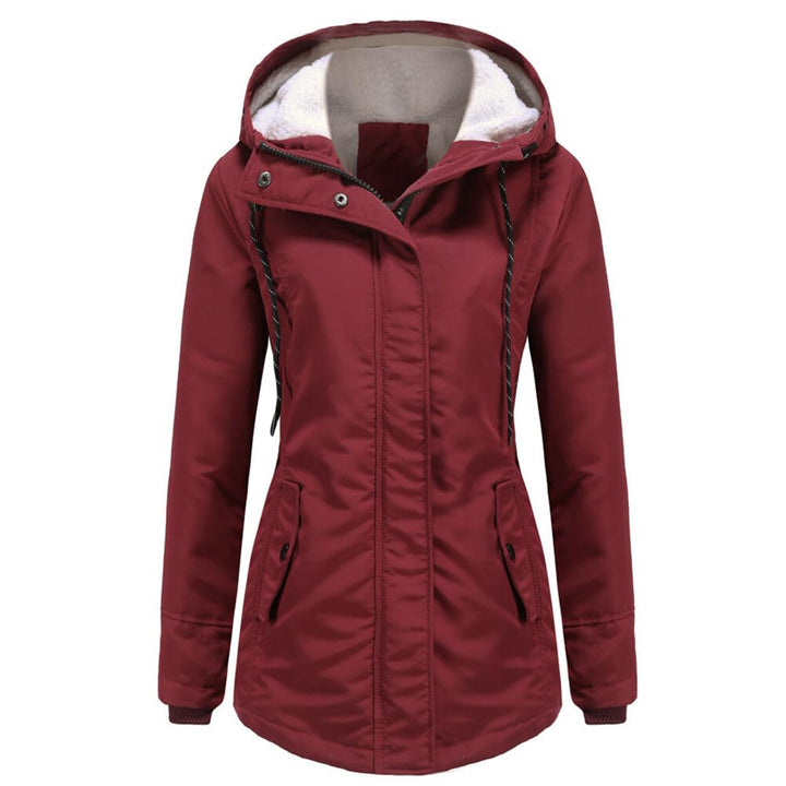 YYNUDA Damen Winterparka Dicker Warm Lang Wintermantel mit Fellkapuze Winter Jacke Outdoor Jacke für