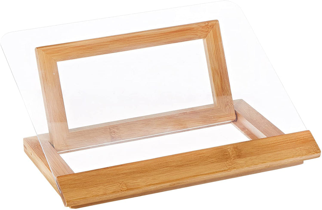Lipper International 8815 Kochbuchhalter aus Bambusholz und Acryl, 31 x 24 x 16 cm Kochbuchhalterung