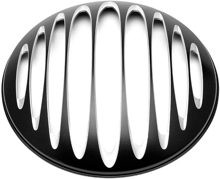 Alchemy Parts Motorrad Blende Scheinwerfer 7" Zoll Schutz Scrambler Projekt Retro - Dicke Gefängnis