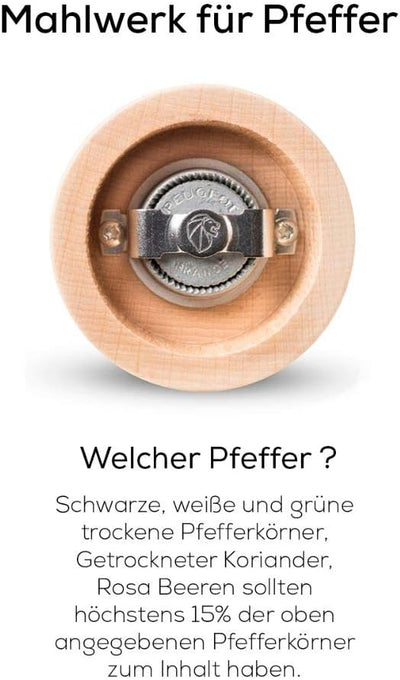 Daman U-select Pm 16 Cm Peugeot 25427 16 cm Pfeffermühle Single, 16 cm Pfeffermühle Single
