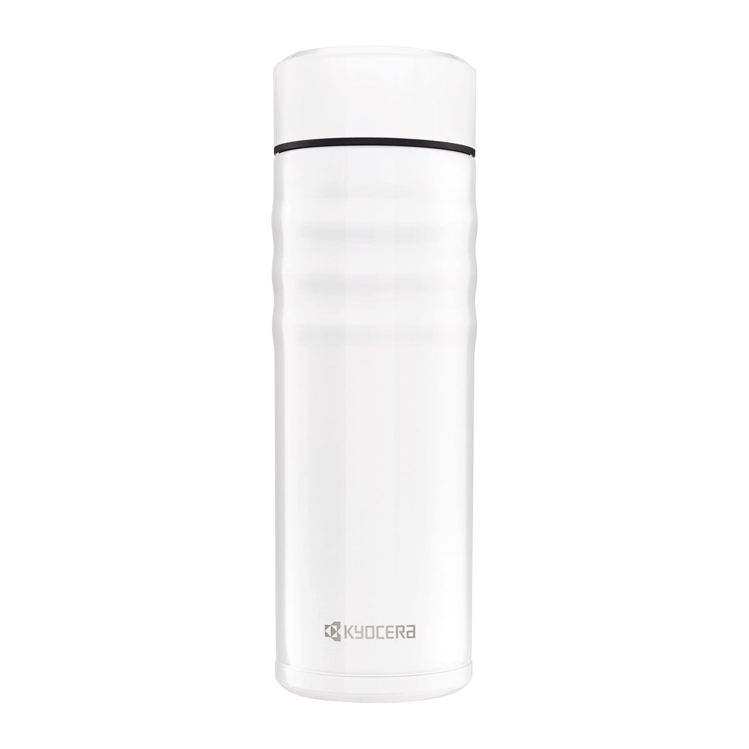 Kyocera TWIST TOP - isolierte Trinkflasche mit keramischer Innenbeschichtung | schadstoff-frei | aus