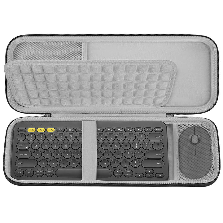 GEEKRIA Hartschale Kompatibel mit Logitech K380 + M355, Microsoft Designer Compact Tastatur + Micros