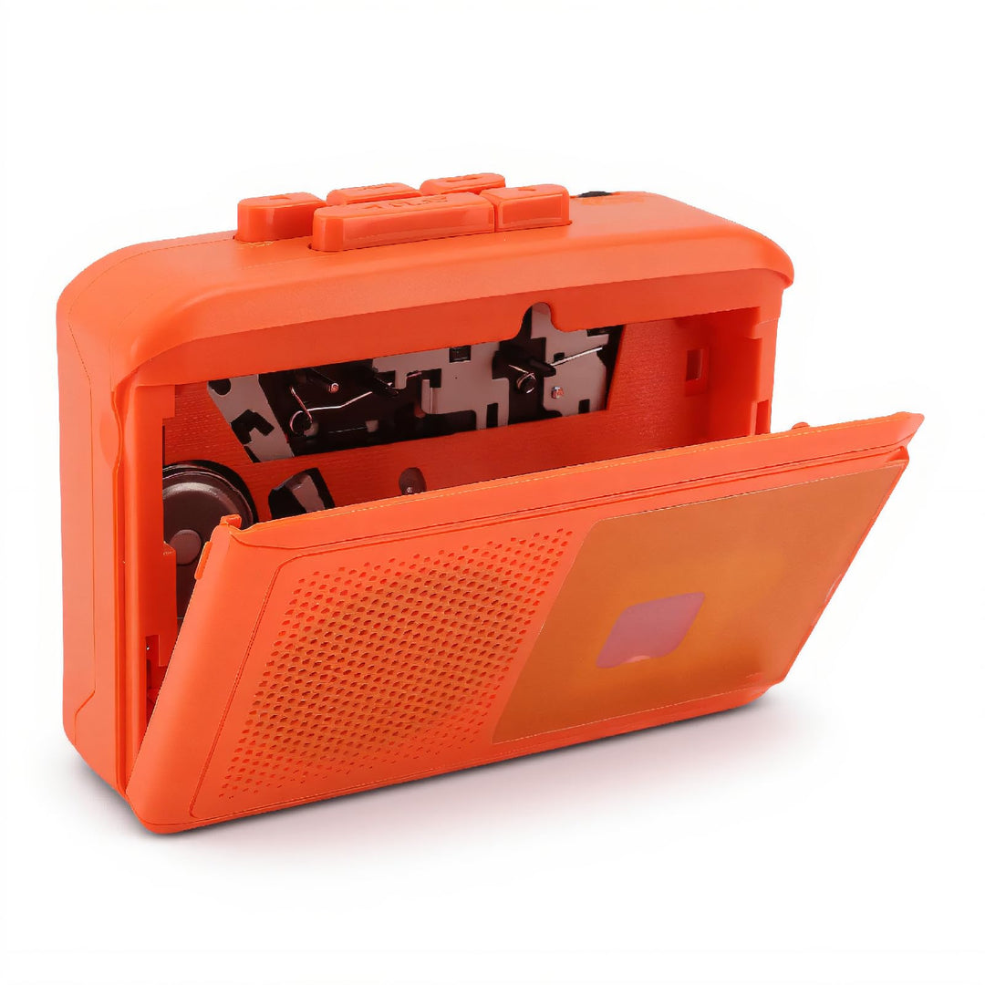 Tonysa Tragbarer Kassettenspieler mit Lautsprecher, Personal Retro Tape Player mit USB C -Kabelstrom