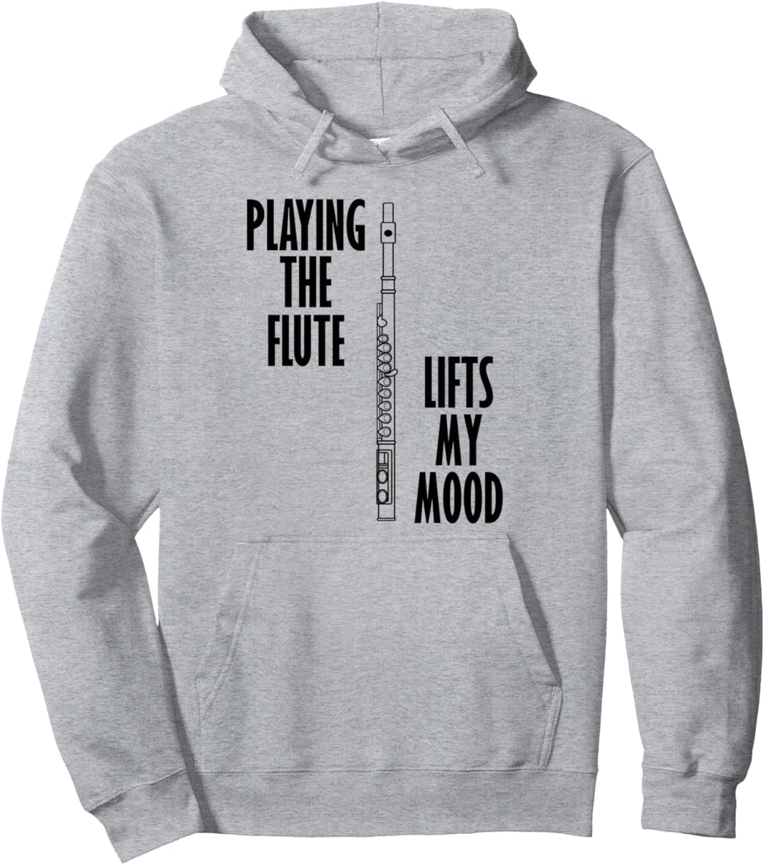 Flute Lifts Mood Orchestra Flutst Klassische Musik Pullover Hoodie