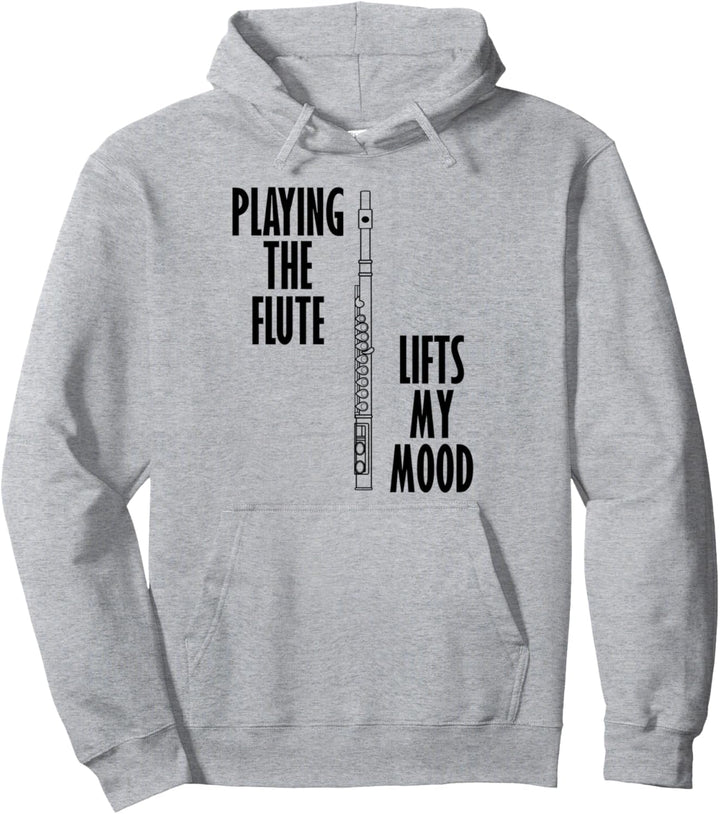 Flute Lifts Mood Orchestra Flutst Klassische Musik Pullover Hoodie