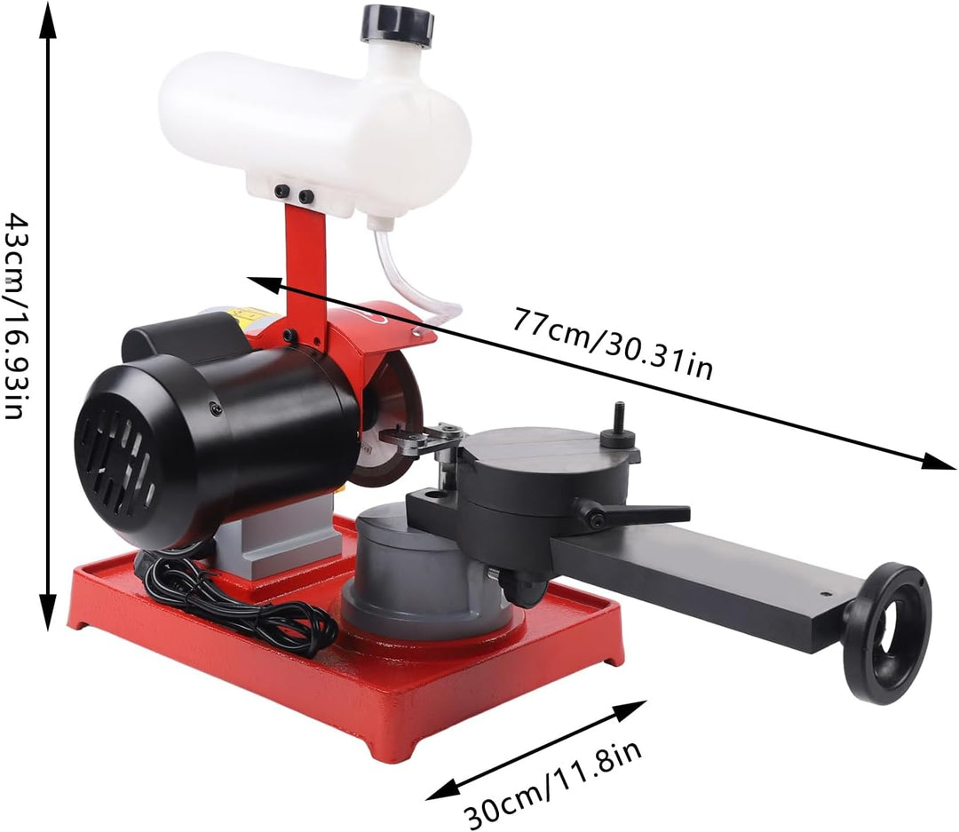 370W Sägeblattschärfmaschine Kupfermotor 2850 U/min, Manueller Präzisionsschleifer für 80-700mm Säg