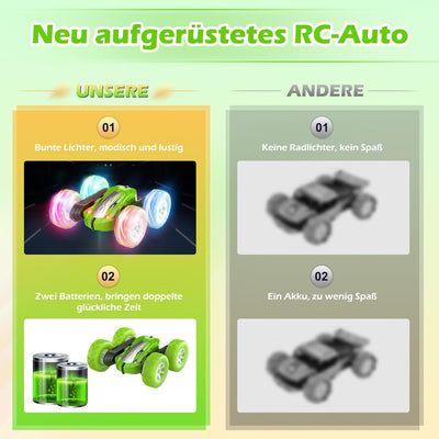 Ferngesteuertes Auto 3 4 5 6 7 8 9 Jahre Spiele LED Blinken RC Auto Spielzeug Jungen Mädchen Geschen