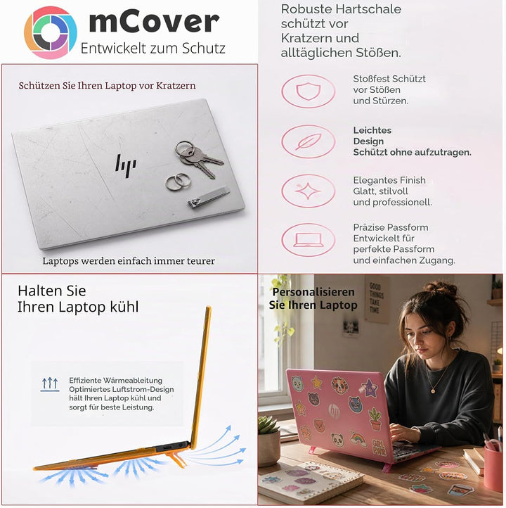 mCover Nur kompatibel mit HP ProBook 460 | 465 G11 &amp; EliteBook 860 | 865 G9 G10 G11 Series Windows N